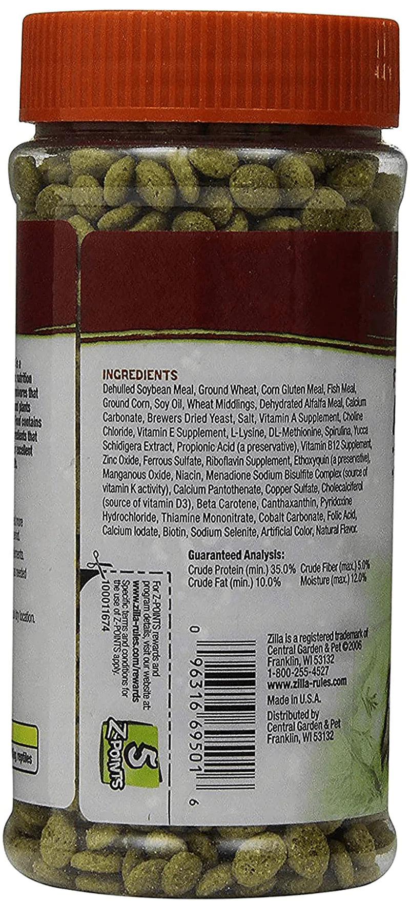 Zilla Reptile Food Aquatic Turtle Fortified, 6-Ounce Animals & Pet Supplies > Pet Supplies > Reptile & Amphibian Supplies > Reptile & Amphibian Food Zilla   