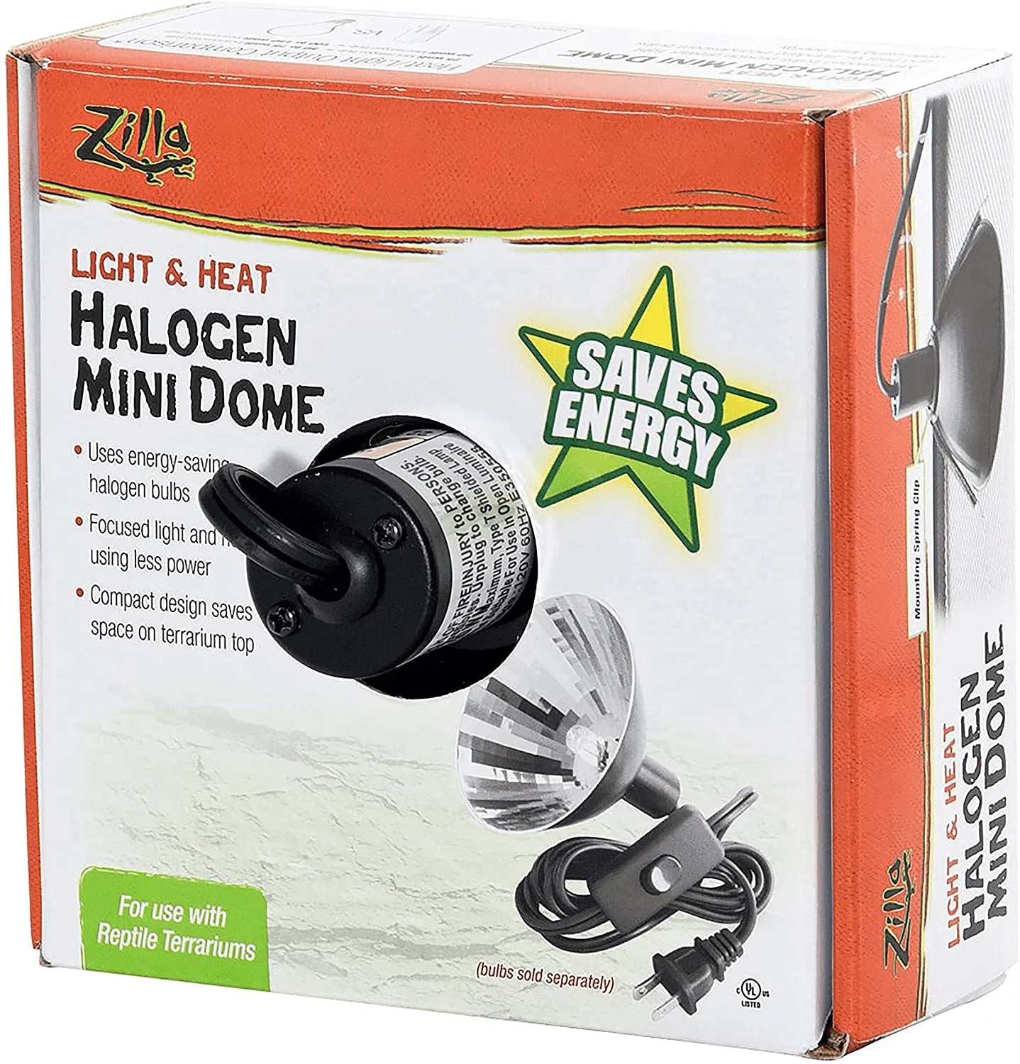 Zilla Reptile Habitat Lighting, Terrarium Heat Lamp Halogen Mini Dome Animals & Pet Supplies > Pet Supplies > Reptile & Amphibian Supplies > Reptile & Amphibian Habitat Heating & Lighting Zilla   