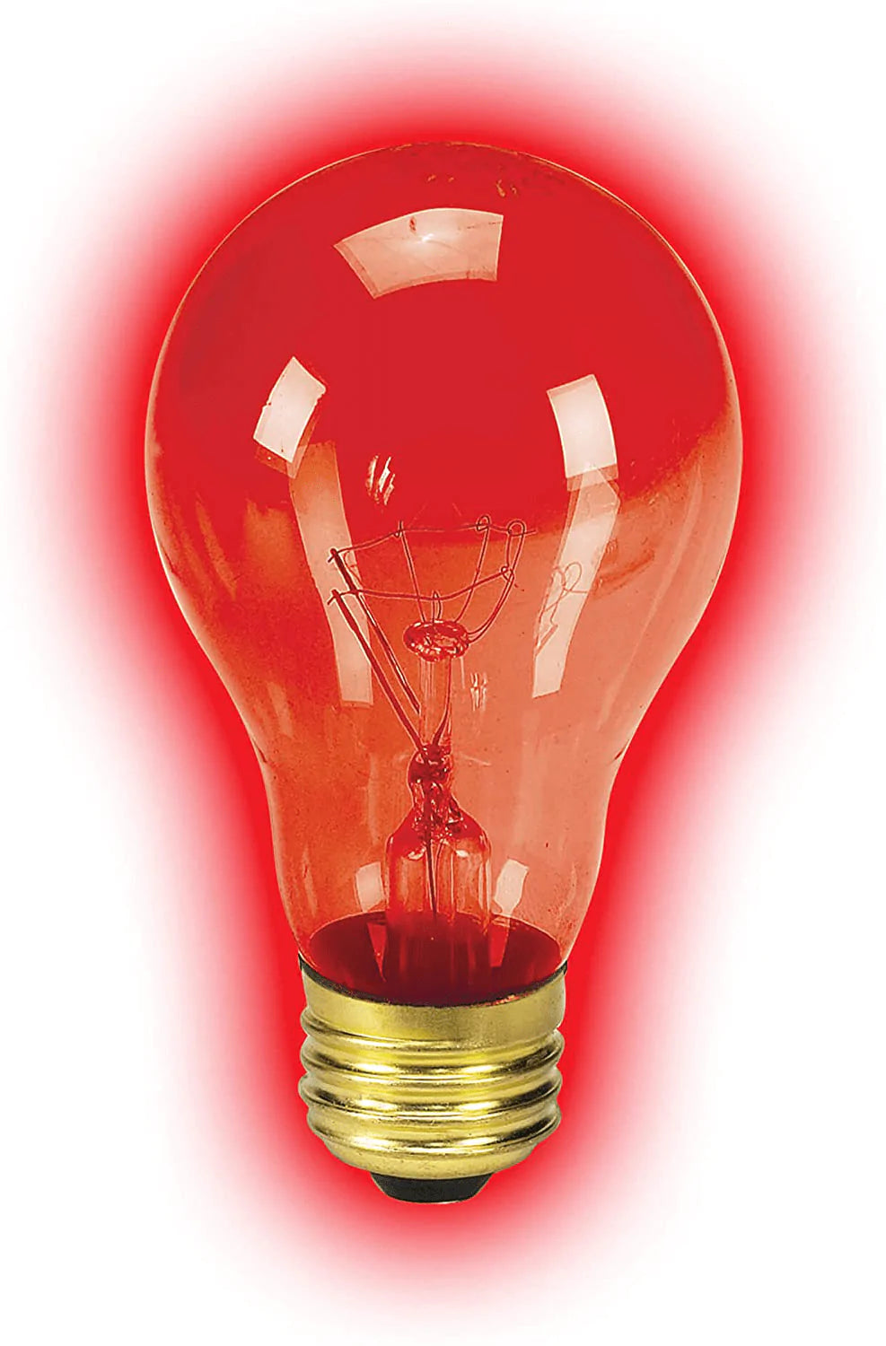 Zilla Reptile Terrarium Heat Lamps Incandescent Bulb, Night Red, 50W
