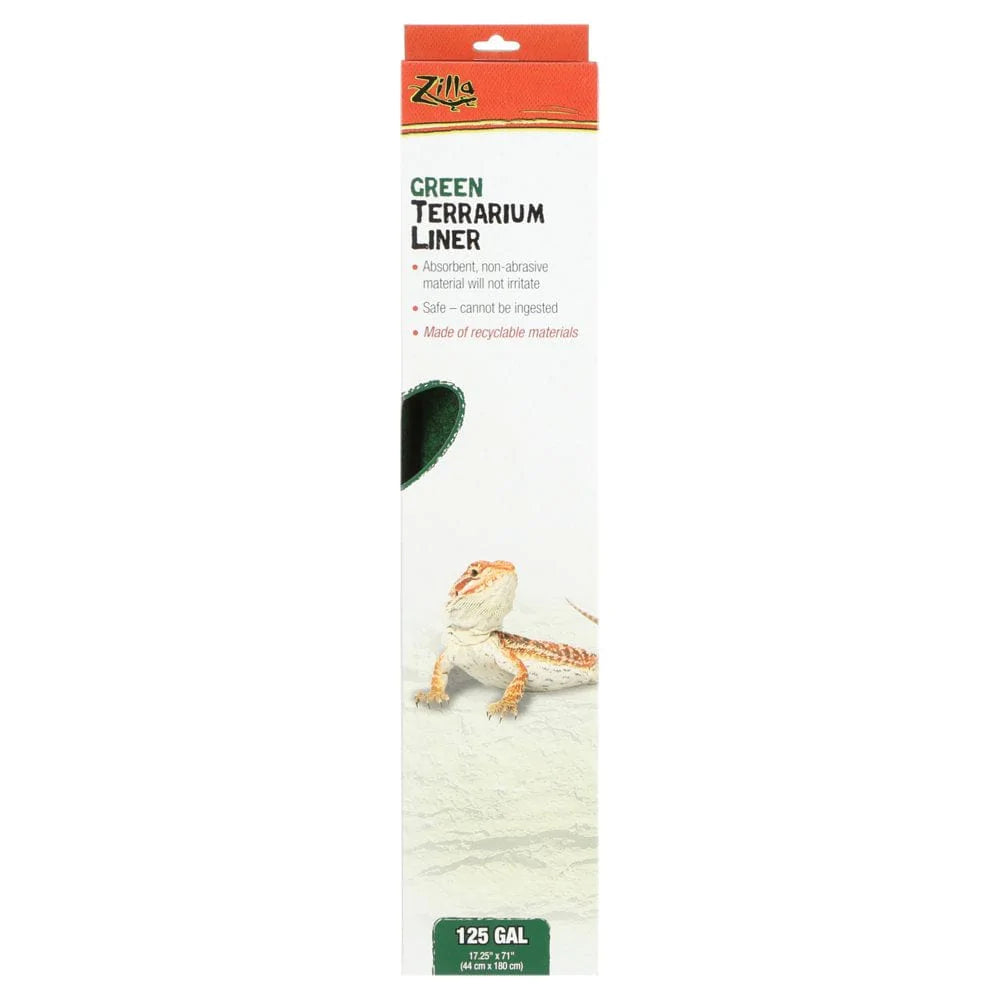 Zilla Substrate Terrarium Liner for Reptiles, Size 125/150 Green Animals & Pet Supplies > Pet Supplies > Reptile & Amphibian Supplies > Reptile & Amphibian Substrates All Glass   