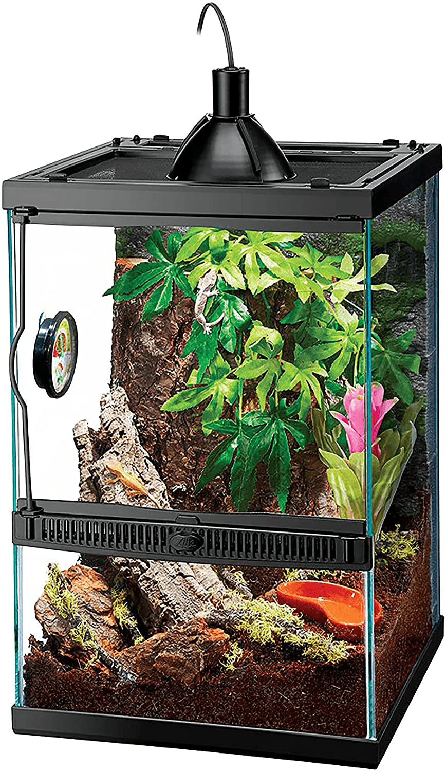 Zilla Tropical Reptile Vertical Starter Kit with Mini Halogen Lighting (ECOM) Animals & Pet Supplies > Pet Supplies > Reptile & Amphibian Supplies > Reptile & Amphibian Substrates Zilla   