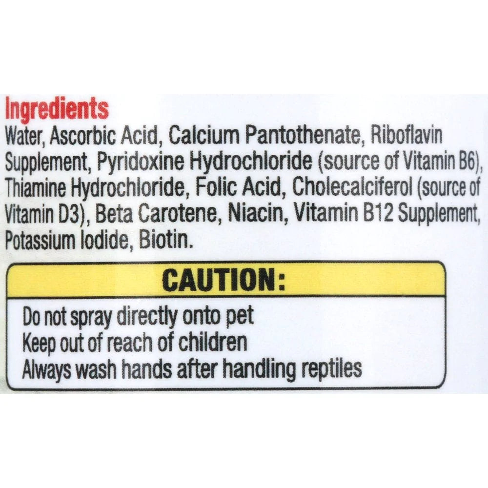 Zilla Vitamin Food Spray for Reptiles, 8Oz Animals & Pet Supplies > Pet Supplies > Reptile & Amphibian Supplies > Reptile & Amphibian Food All Glass   