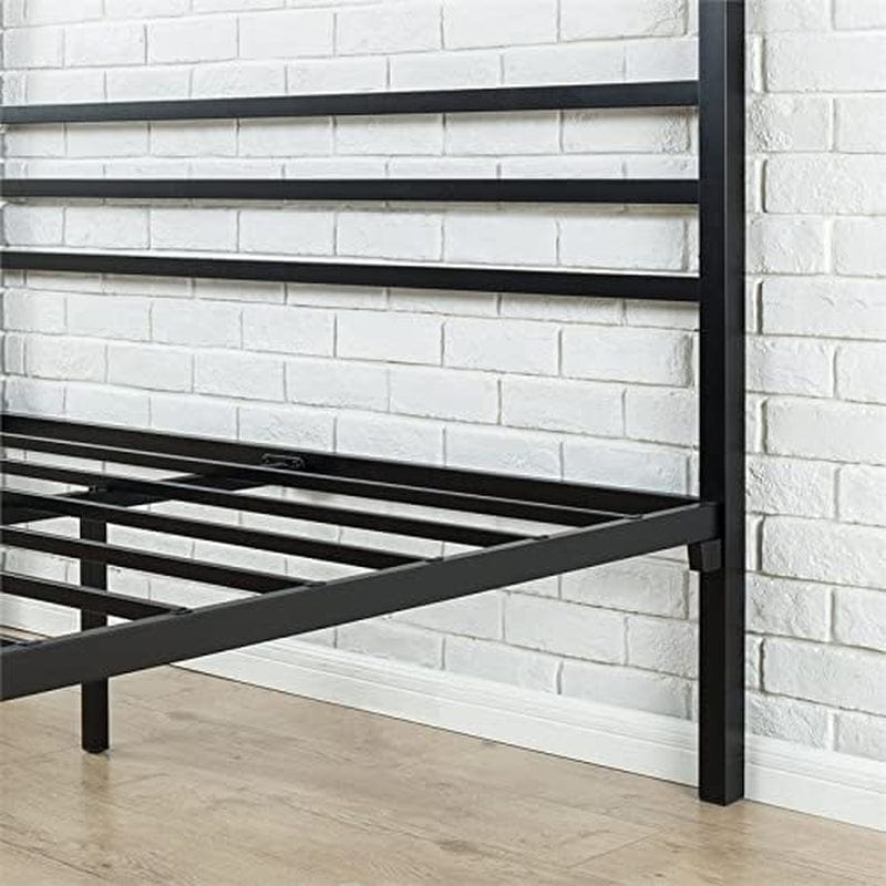 ZINUS Patricia Black Metal Canopy Platform Bed Frame / Mattress Foundation with Steel Slat Support / No Box Spring Needed / Easy Assembly, Full Animals & Pet Supplies > Pet Supplies > Dog Supplies > Dog Apparel Zinus   