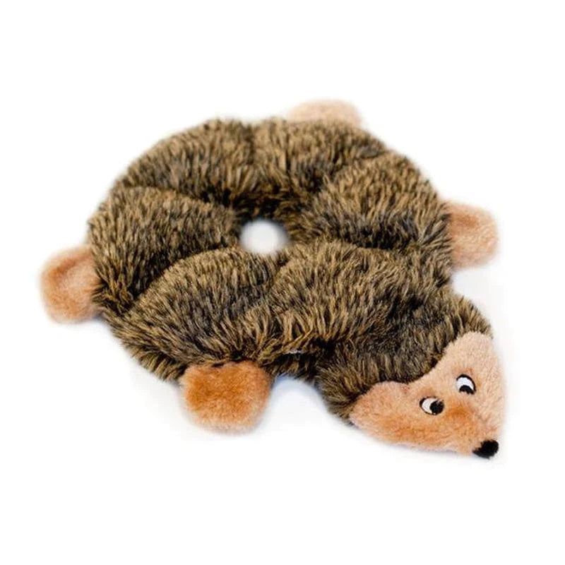 Zippy Paws Plush Loopy No Stuffing Hedgehog Dog Toy Animals & Pet Supplies > Pet Supplies > Dog Supplies > Dog Toys Zippy Paws   