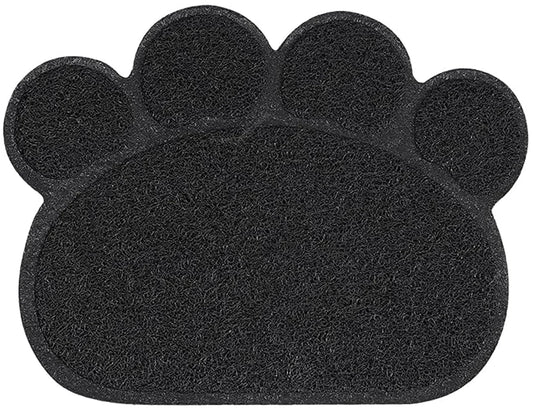 Zkovecen Cat Litter Mat Paw Print Feeding Bowl Placemat Cat Bed Pads Non-Slip Waterproof Litter Trapping Mat from Box and Cats Scatter Control Soft on Cat Paw Mat Easy to Clean Mat Animals & Pet Supplies > Pet Supplies > Cat Supplies > Cat Litter Box Mats Zkovecen   