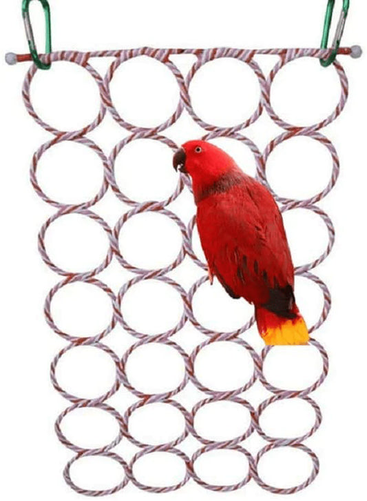 Zmgmsmh Hanger of Hanging-Rings for Rats Toy, Birds Toy, Mice Toy Bird Hammock Rats Climbing Net Rats Climbing Ladders Parrot Hanging Toy Swing Rest Perch Animals & Pet Supplies > Pet Supplies > Bird Supplies > Bird Ladders & Perches zmgmsmh   