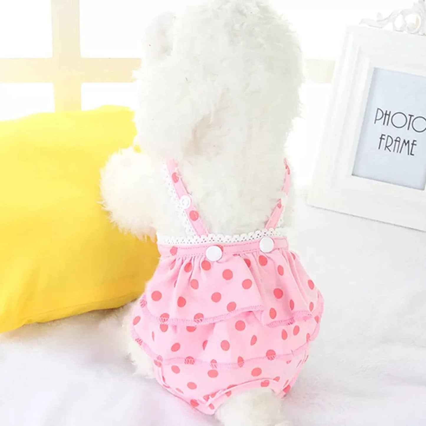 ZNZT Dog Clothes Dog Diaper Sanitary Physiological Pants Washable Female Dog Shorts Panties Menstruation Underwear Briefs Dogs or Cats Halloween Animals & Pet Supplies > Pet Supplies > Dog Supplies > Dog Apparel ZNZT   