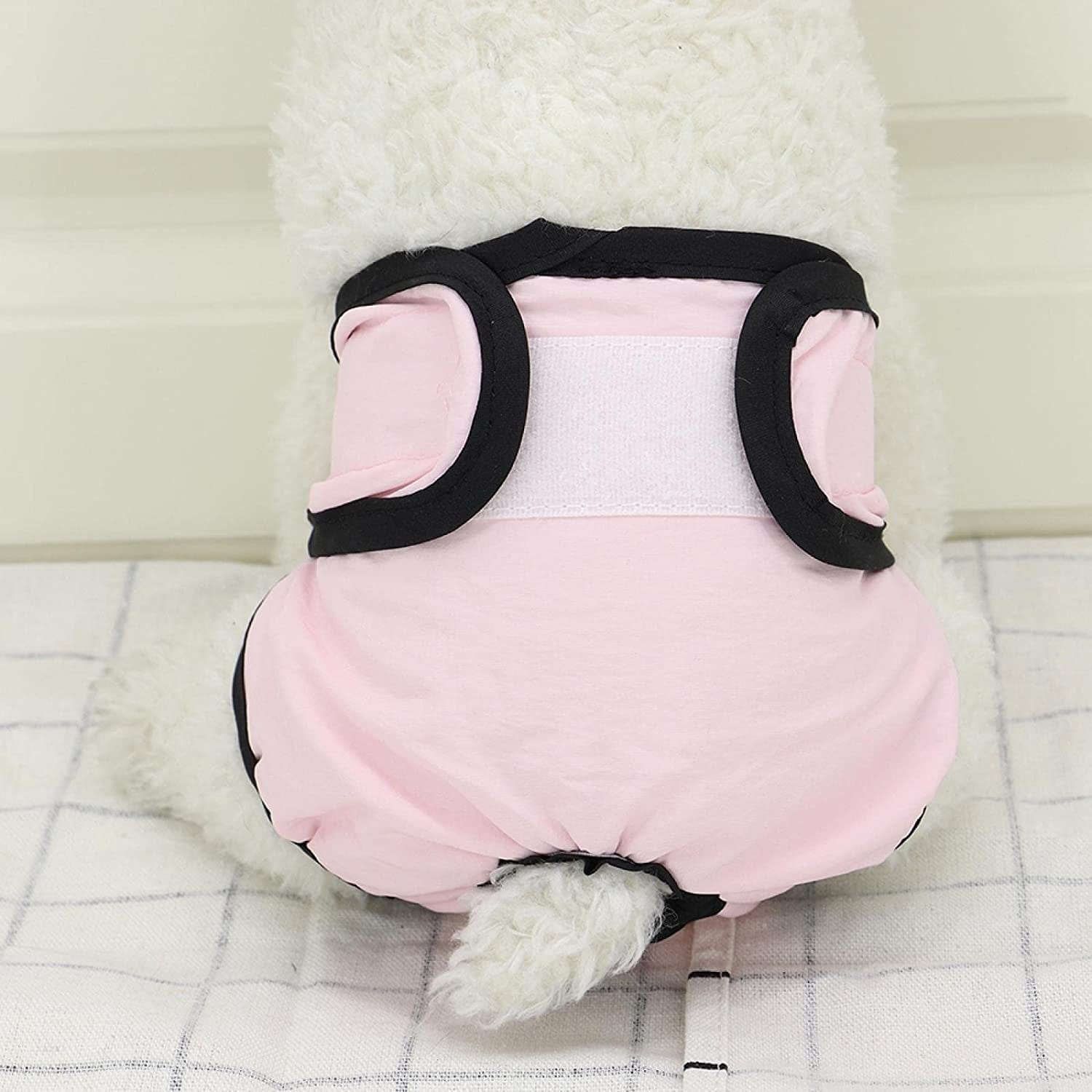 ZNZT Dog Clothes Soft Dog Diapers Physiological Pant Dog Shorts Panties Washable Girl Dogs Pets Underwear Sanitary Panties Gray Halloween Animals & Pet Supplies > Pet Supplies > Dog Supplies > Dog Apparel ZNZT   