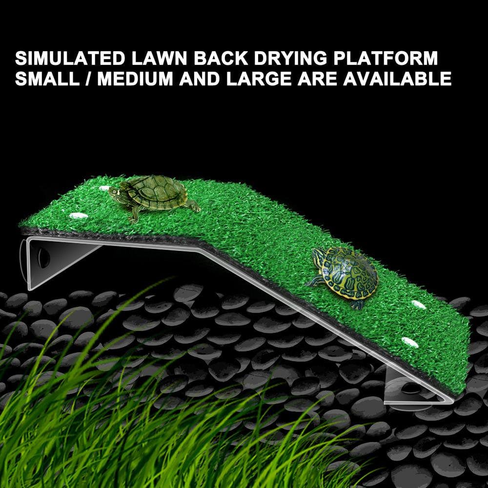 Zochlon Lawn Tortoise Climbing Ladder Reptile Terrarium Decor Turtle Accessories Tortoise Resting Basking Terrace Amphibious Reptile Tank Accessories Method Animals & Pet Supplies > Pet Supplies > Reptile & Amphibian Supplies > Reptile & Amphibian Habitat Accessories Zochlon   