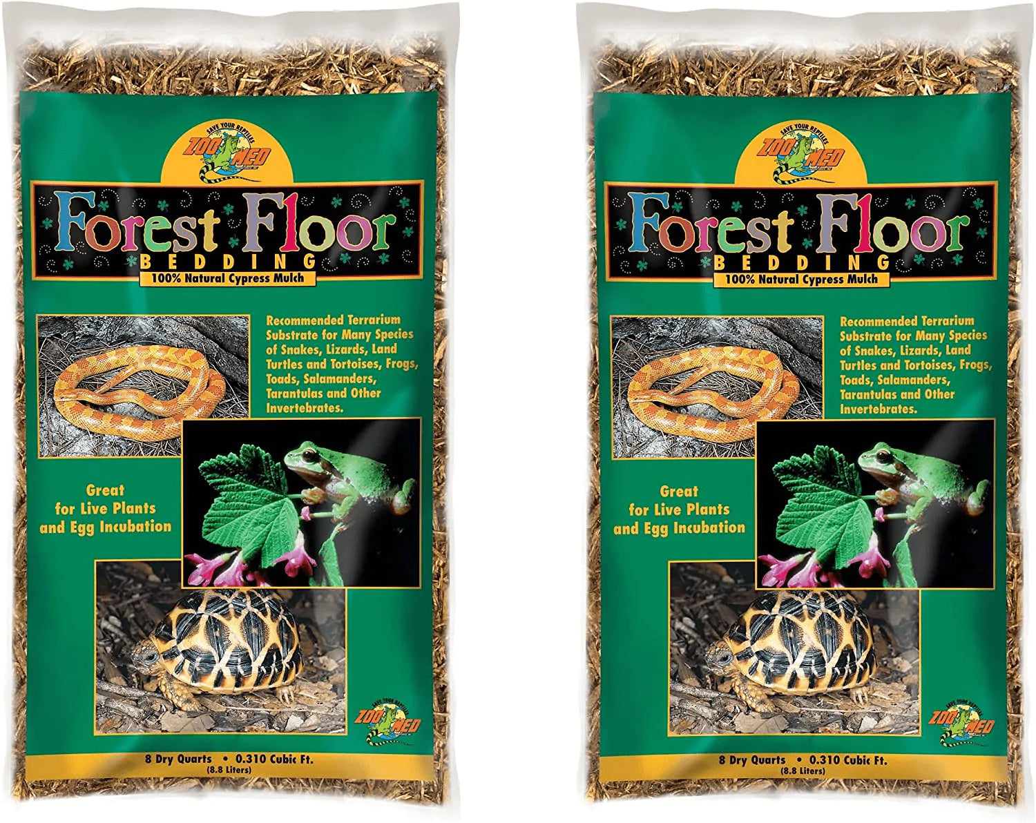 Zoo Med (2 Pack) Forest Floor Bedding Animals & Pet Supplies > Pet Supplies > Reptile & Amphibian Supplies > Reptile & Amphibian Substrates Zoo Med   