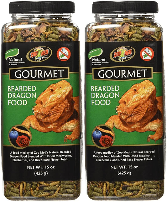 Zoo Med 2 Pack of Gourmet Bearded Dragon Food, 15 Ounces Each Animals & Pet Supplies > Pet Supplies > Reptile & Amphibian Supplies > Reptile & Amphibian Food Zoo Med   