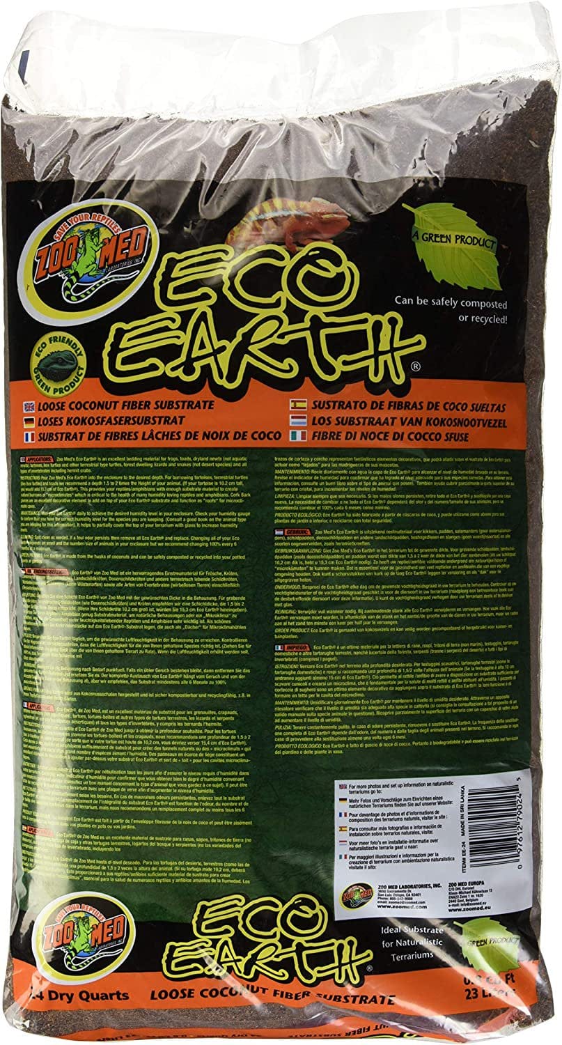 Zoo Med 26084 Eco Earth Loose Bag, 24 Quart Animals & Pet Supplies > Pet Supplies > Fish Supplies > Aquarium Gravel & Substrates Zoo Med   