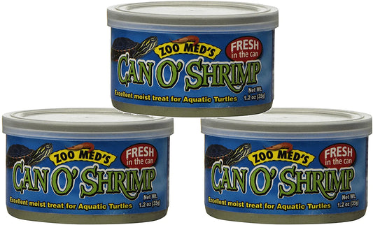 Zoo Med (3 Pack) Laboratories Can O Shrimp, 1.2-Ounce Each Animals & Pet Supplies > Pet Supplies > Reptile & Amphibian Supplies > Reptile & Amphibian Food Zoo Med   