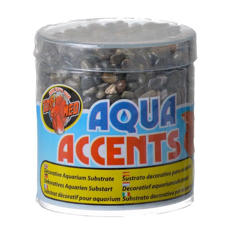 Zoo Med Aquatic Aqua Accents Aquarium Substrate - Dark River Pebbles Animals & Pet Supplies > Pet Supplies > Fish Supplies > Aquarium Gravel & Substrates Zoo Med   