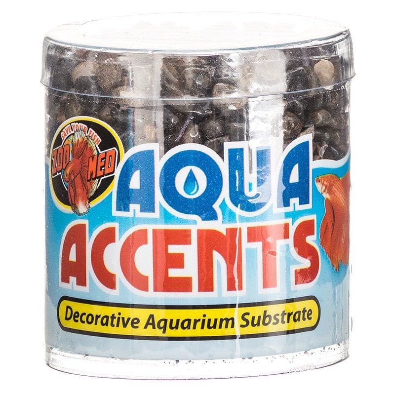 Zoo Med Aquatic Aqua Accents Aquarium Substrate - Dark River Pebbles Animals & Pet Supplies > Pet Supplies > Fish Supplies > Aquarium Gravel & Substrates Zoo Med   