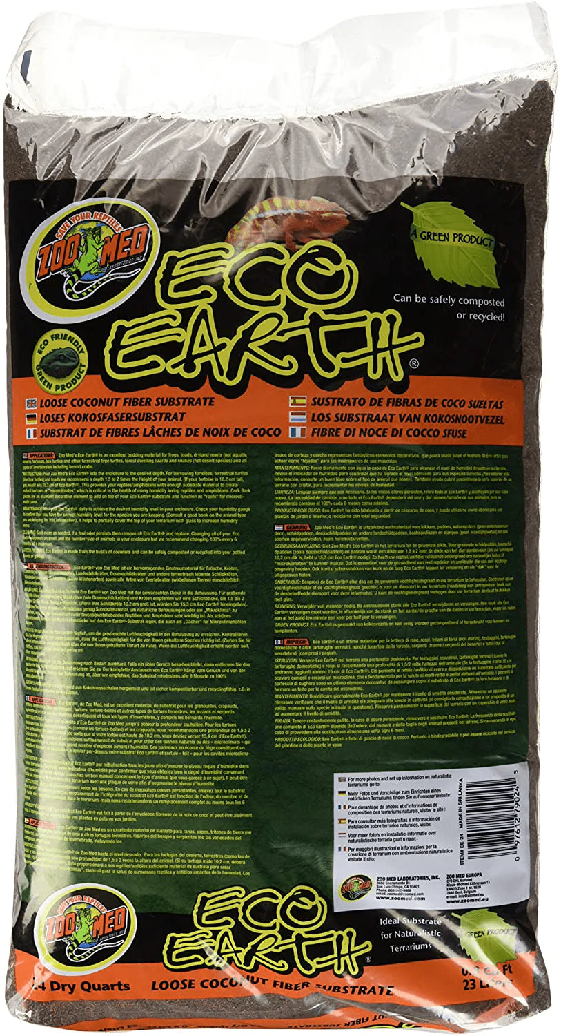 Zoo Med Eco Earth Loose Coconut Fiber Substrate Animals & Pet Supplies > Pet Supplies > Reptile & Amphibian Supplies > Reptile & Amphibian Substrates Zoo Med   