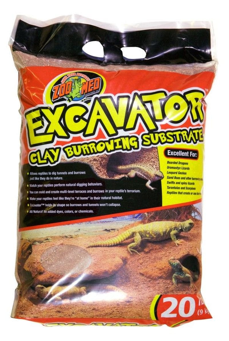 Zoo Med Excavator Clay Burrowing Reptile Substrate 20 Lbs Pack of 2 Animals & Pet Supplies > Pet Supplies > Fish Supplies > Aquarium Gravel & Substrates Zoo Med   