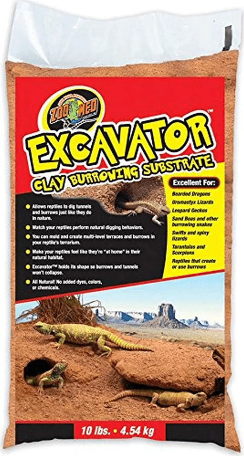 Zoo Med Excavator Clay Burrowing Substrate, 10 Pounds Animals & Pet Supplies > Pet Supplies > Reptile & Amphibian Supplies > Reptile & Amphibian Substrates Zoo Med   