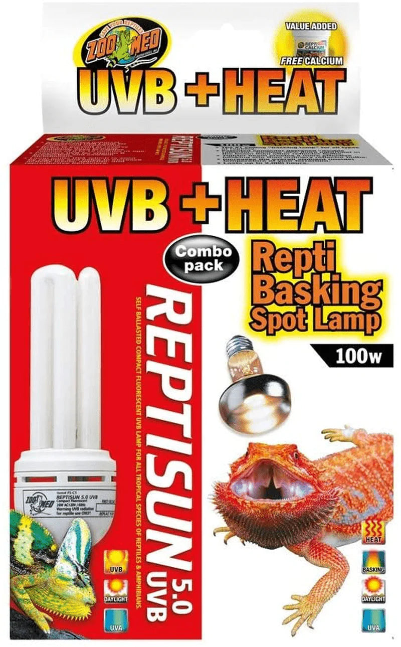 Zoo Med Heat UVB Reptisun Basking Spot Lamp (100 Watts)