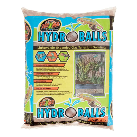 Zoo Med Hydroballs Expanded Clay Terrarium Substrate, 2.5 Lb Animals & Pet Supplies > Pet Supplies > Fish Supplies > Aquarium Gravel & Substrates ZOO Med LABORATORIES INC   