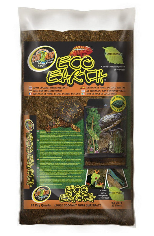 Zoo Med Laboratories Eco Earth™ Coconut Fiber Substrate 24 Quartz Animals & Pet Supplies > Pet Supplies > Reptile & Amphibian Supplies > Reptile & Amphibian Substrates Zoo Med Laboratories   