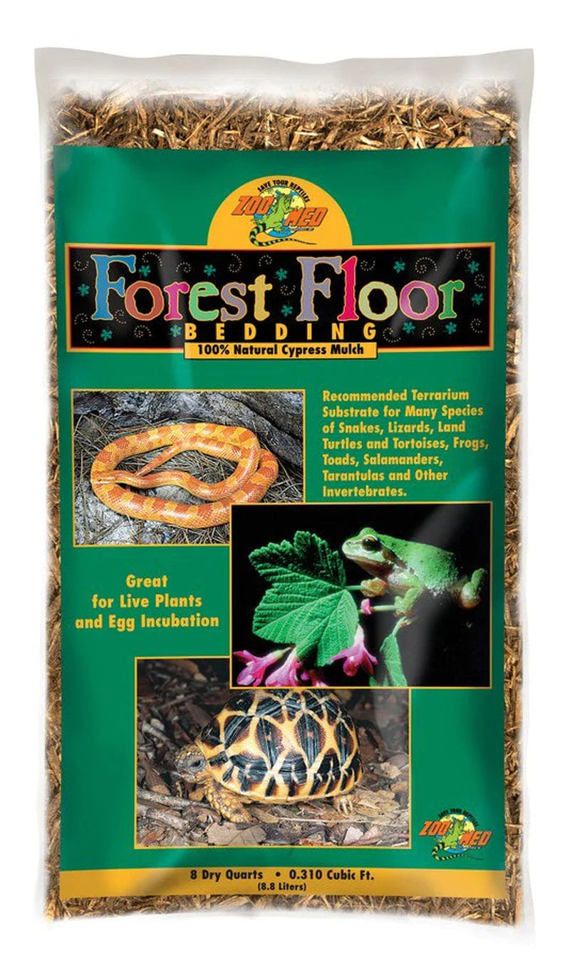Zoo Med Laboratories Forest Floor��� Natural Cypress Mulch Substrate Bedding 8 Quartz