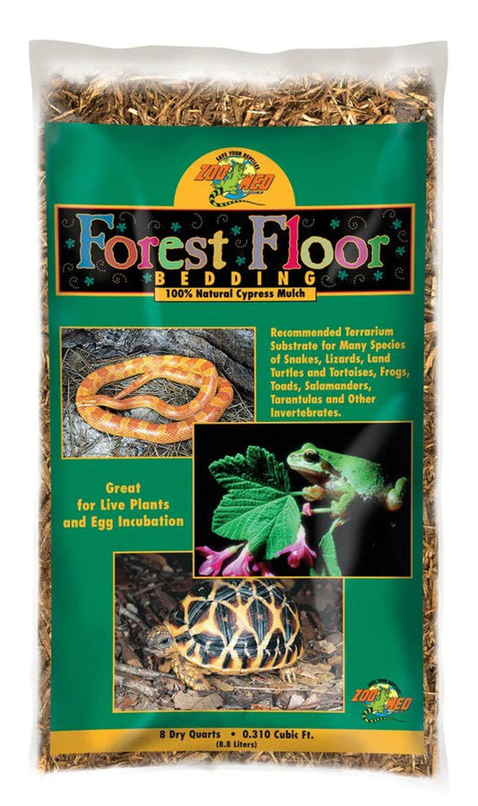 Zoo Med Laboratories Forest Floor��� Natural Cypress Mulch Substrate Bedding 8 Quartz Animals & Pet Supplies > Pet Supplies > Reptile & Amphibian Supplies > Reptile & Amphibian Substrates Zoo Med Laboratories   
