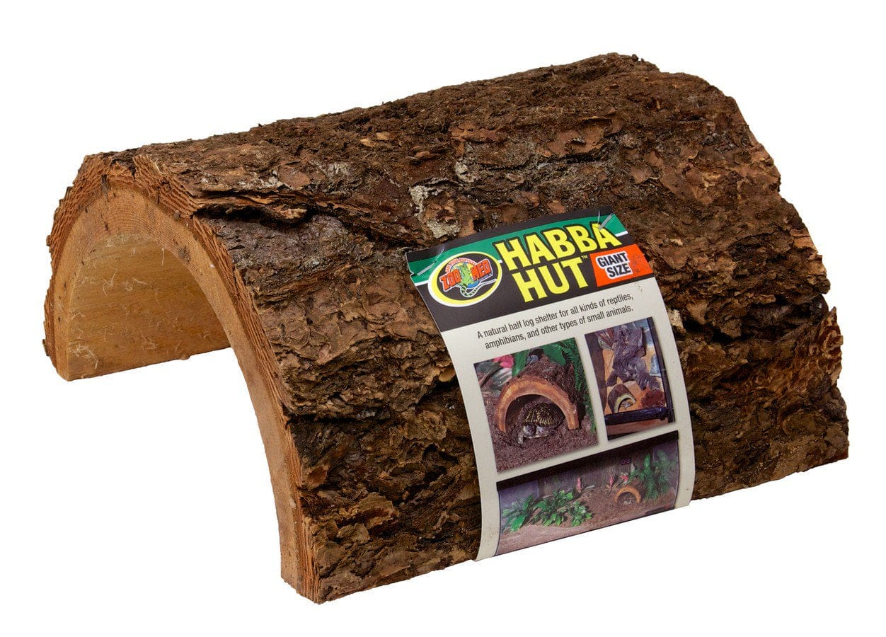 Zoo Med Laboratories Reptile Habba Hut? for Reptiles, Amphibians & Small Animals Small 2 X 4.5 X 3.25 Inch Animals & Pet Supplies > Pet Supplies > Reptile & Amphibian Supplies > Reptile & Amphibian Habitat Accessories Zoo Med Laboratories S  