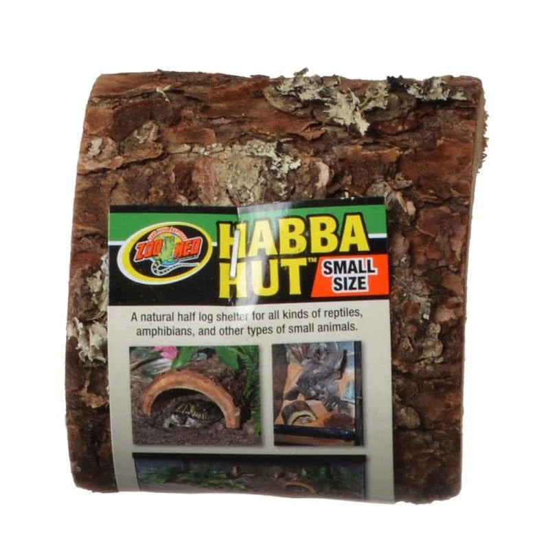 Zoo Med Laboratories Reptile Habba Hut? for Reptiles, Amphibians & Small Animals Small 2 X 4.5 X 3.25 Inch Animals & Pet Supplies > Pet Supplies > Reptile & Amphibian Supplies > Reptile & Amphibian Habitat Accessories Zoo Med Laboratories Small 6 count (6 x 1 ct)  