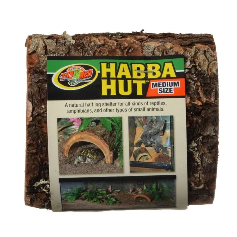 Zoo Med Laboratories Reptile Habba Hut? for Reptiles, Amphibians & Small Animals Small 2 X 4.5 X 3.25 Inch Animals & Pet Supplies > Pet Supplies > Reptile & Amphibian Supplies > Reptile & Amphibian Habitat Accessories Zoo Med Laboratories Medium 6 count (6 x 1 ct)  