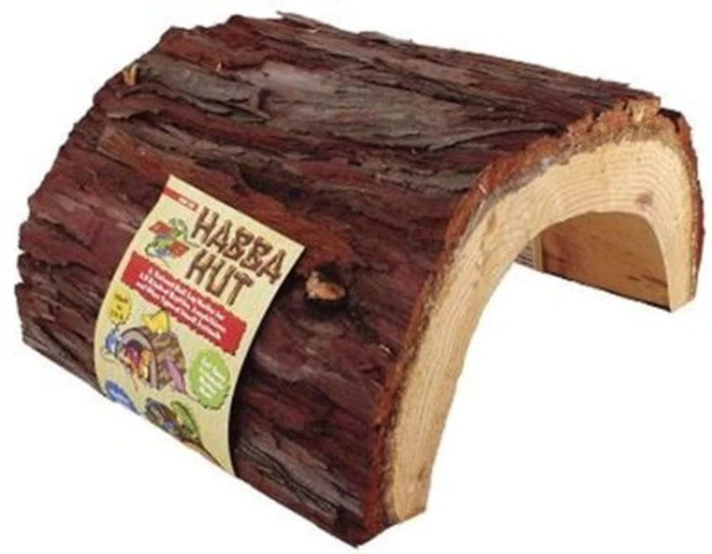 Zoo Med Laboratories Reptile Habba Hut? for Reptiles, Amphibians & Small Animals Small 2 X 4.5 X 3.25 Inch Animals & Pet Supplies > Pet Supplies > Reptile & Amphibian Supplies > Reptile & Amphibian Habitat Accessories Zoo Med Laboratories GIANT  