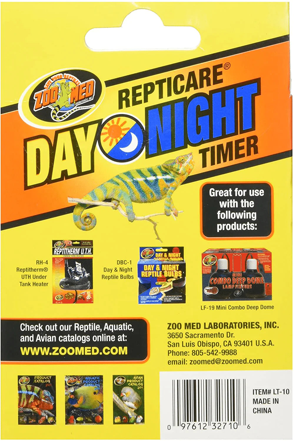 Zoo Med Laboratories SZMLT10 Repti Day Night Timer