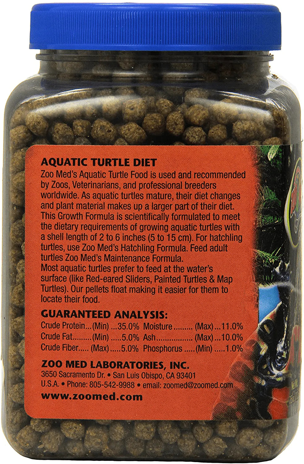 Zoo Med Laboratories SZMZM51 Aquatic Turtle Dry Food, 7.5-Ounce Animals & Pet Supplies > Pet Supplies > Reptile & Amphibian Supplies > Reptile & Amphibian Food Zoo Med   