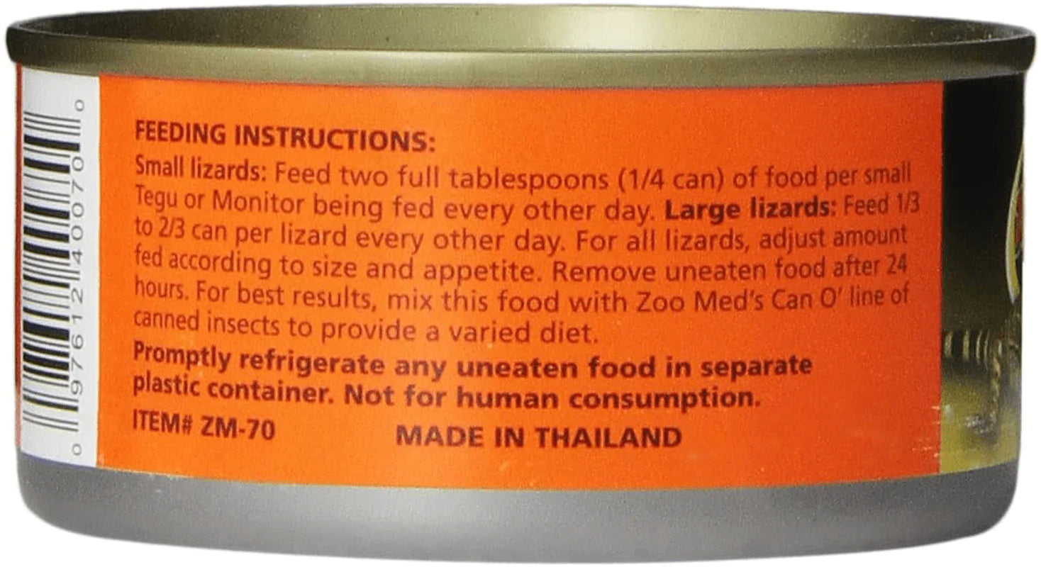 Zoo Med Laboratories SZMZM70 Tegu,Monitor and Carnivore Food, 6-Ounce Animals & Pet Supplies > Pet Supplies > Reptile & Amphibian Supplies > Reptile & Amphibian Food Zoo Med   