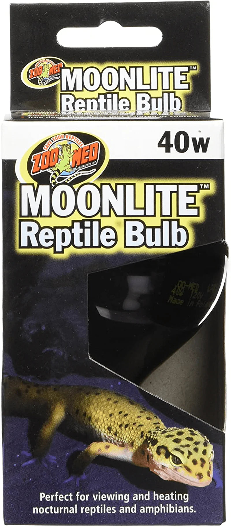 Zoo Med Moonlite Reptile Bulb - 40 W Animals & Pet Supplies > Pet Supplies > Reptile & Amphibian Supplies > Reptile & Amphibian Habitat Heating & Lighting Zoo Med   