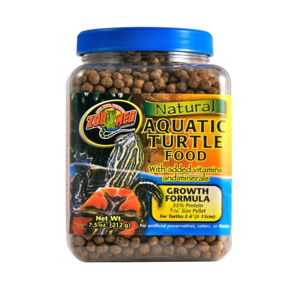 Zoo Med Natural Aquatic Turtle Food Growth Formula 8.75Oz Animals & Pet Supplies > Pet Supplies > Reptile & Amphibian Supplies > Reptile & Amphibian Food Zoo Med Laboratories 7.5 oz  