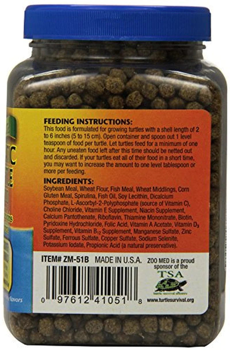 Zoo Med Natural Aquatic Turtle Food Growth Formula 8.75Oz Animals & Pet Supplies > Pet Supplies > Reptile & Amphibian Supplies > Reptile & Amphibian Food Zoo Med Laboratories   