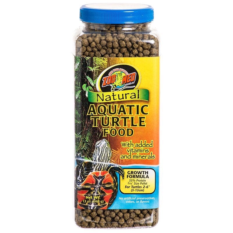 Zoo Med Natural Aquatic Turtle Food Growth Formula 8.75Oz Animals & Pet Supplies > Pet Supplies > Reptile & Amphibian Supplies > Reptile & Amphibian Food Zoo Med Laboratories 52 oz (4 x 13 oz)  