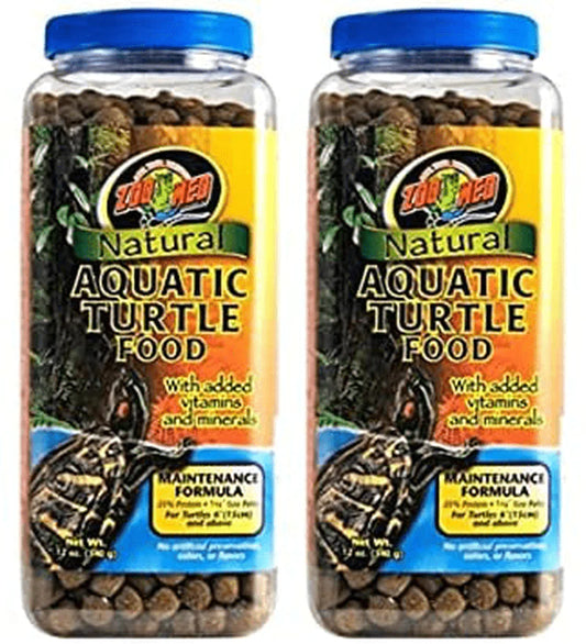 Zoo Med Natural Aquatic Turtle Food Maintenance Formula [Set of 2] Size: 12 Oz. Animals & Pet Supplies > Pet Supplies > Reptile & Amphibian Supplies > Reptile & Amphibian Food Zoo Med   