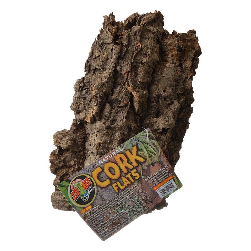 Zoo Med Natural Cork Flat Terrarium Accessory, Large, Assorted Colors