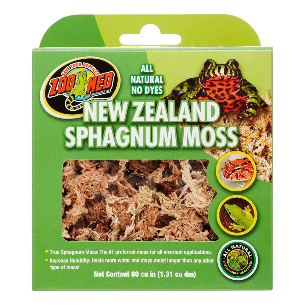 Zoo Med New Zealand Sphagnum Moss Terrarium Substrate, 80 Cu In Animals & Pet Supplies > Pet Supplies > Fish Supplies > Aquarium Gravel & Substrates ZOO Med LABORATORIES INC   