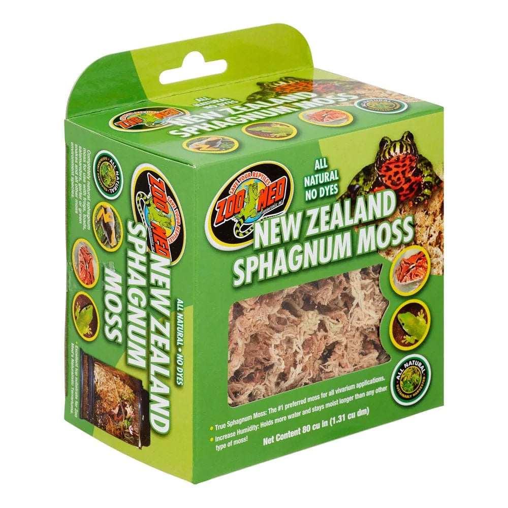 Zoo Med New Zealand Sphagnum Moss Terrarium Substrate, 80 Cu In Animals & Pet Supplies > Pet Supplies > Fish Supplies > Aquarium Gravel & Substrates ZOO Med LABORATORIES INC   