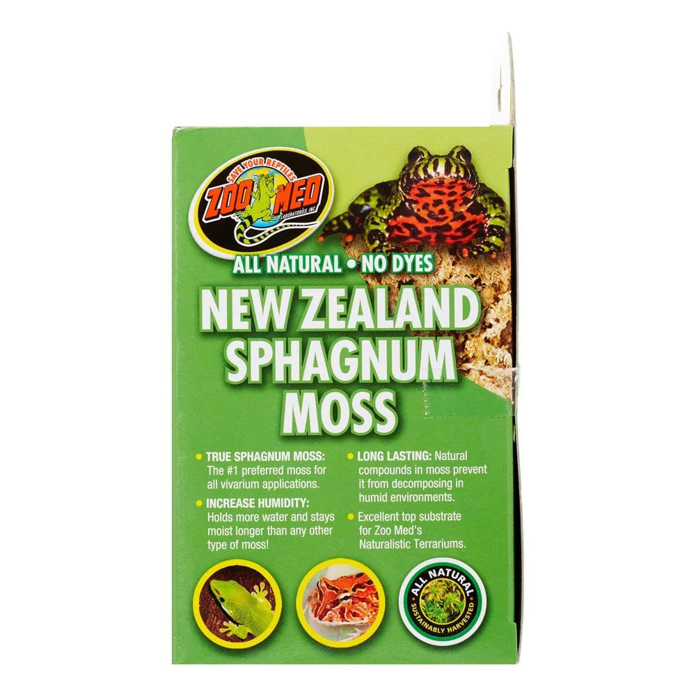 Zoo Med New Zealand Sphagnum Moss Terrarium Substrate, 80 Cu In Animals & Pet Supplies > Pet Supplies > Fish Supplies > Aquarium Gravel & Substrates ZOO Med LABORATORIES INC   