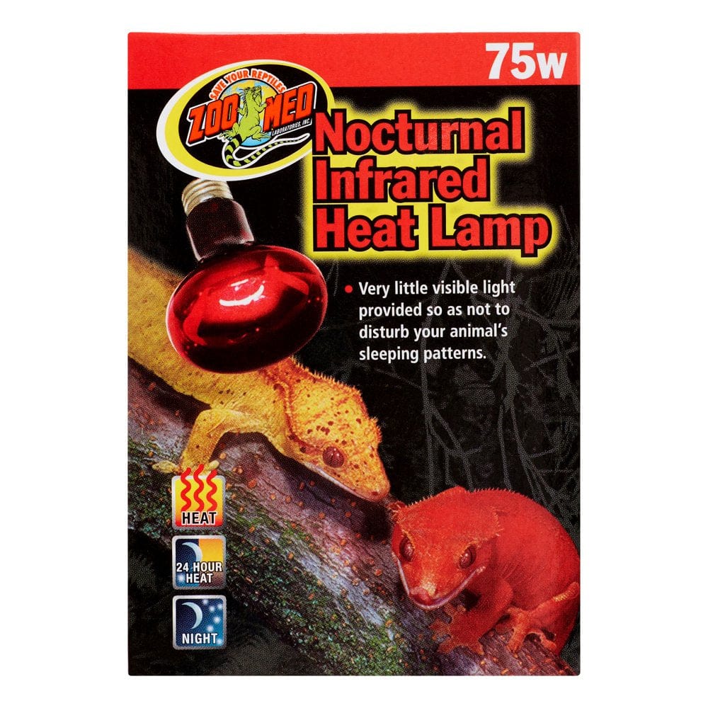 Zoo Med Nocturnal 75 Watt Heat Lamp for Reptiles  ZOO Med LABORATORIES INC   