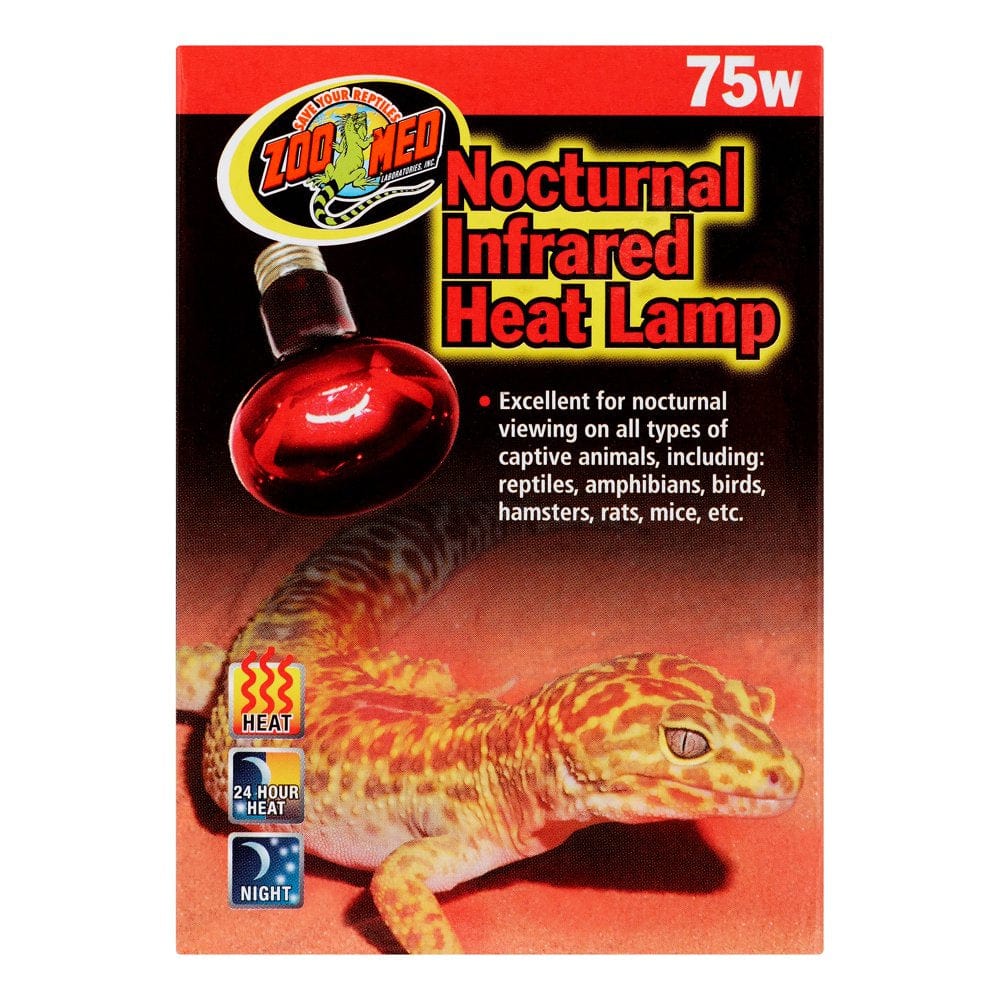 Zoo Med Nocturnal 75 Watt Heat Lamp for Reptiles  ZOO Med LABORATORIES INC   