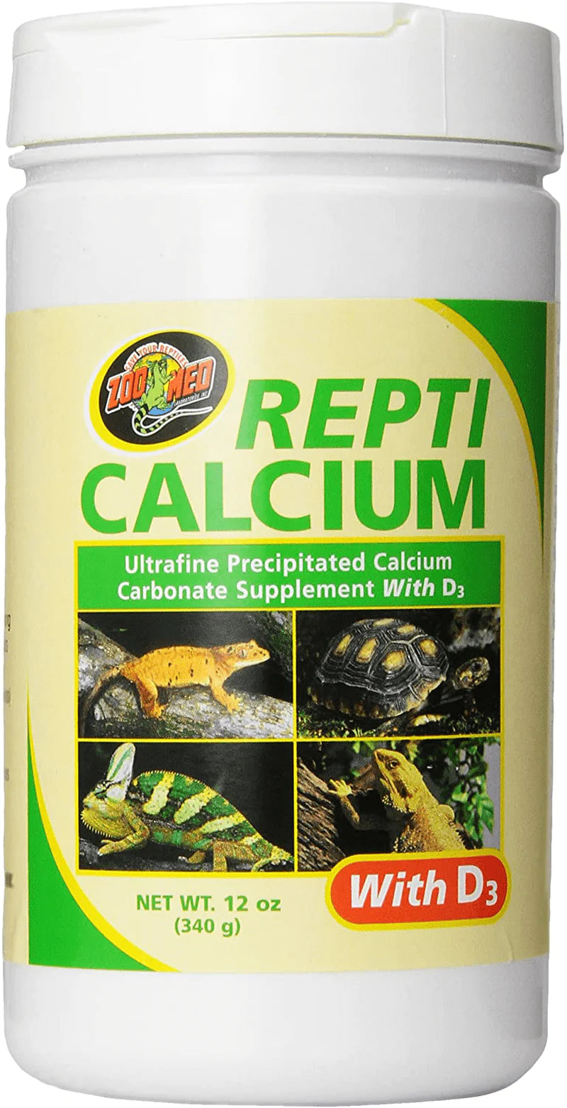 Zoo Med Reptile Calcium with Vitamin D3, 12-Ounce Animals & Pet Supplies > Pet Supplies > Reptile & Amphibian Supplies > Reptile & Amphibian Substrates Zoo Med Laboratories   