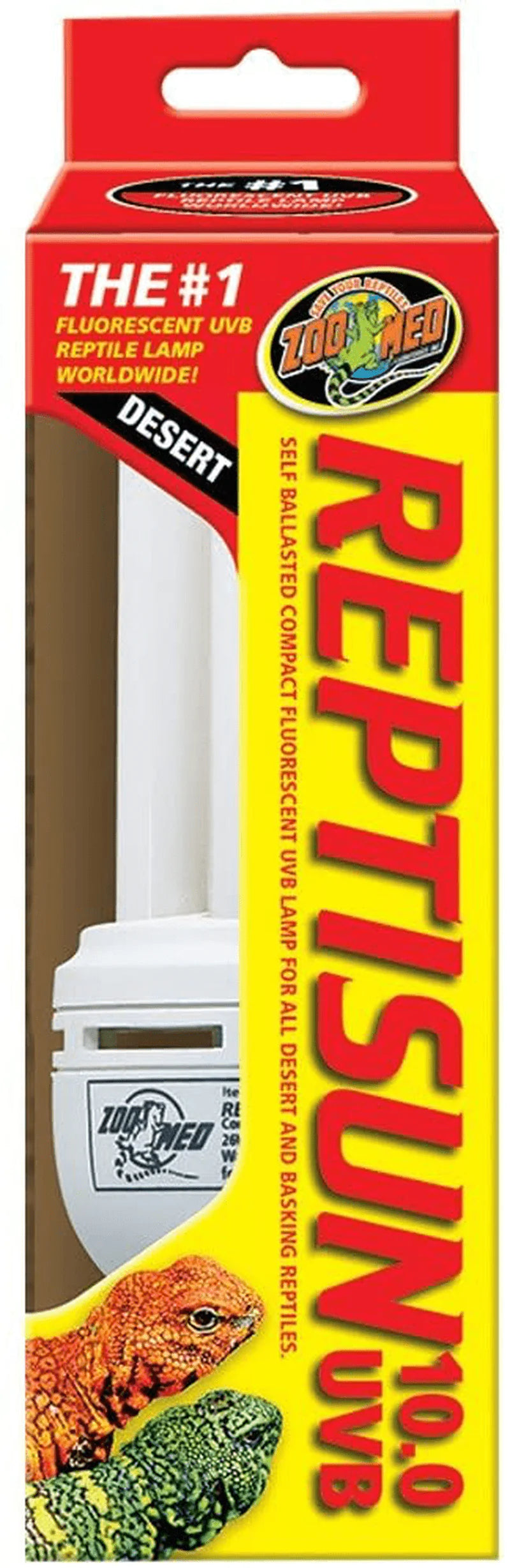 Zoo Med Reptisun Compact Fluorescent (10.0 UVB)_LQ Animals & Pet Supplies > Pet Supplies > Reptile & Amphibian Supplies > Reptile & Amphibian Habitat Heating & Lighting Zoo Med   