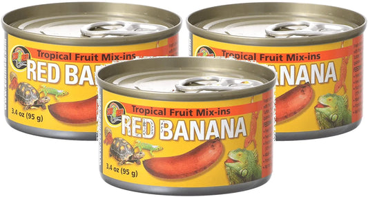 Zoo Med Tropical Fruit Mix-Ins Red Banana Reptile Food, 3.4-Ounce (3 Pack) Animals & Pet Supplies > Pet Supplies > Reptile & Amphibian Supplies > Reptile & Amphibian Food Zoo Med   