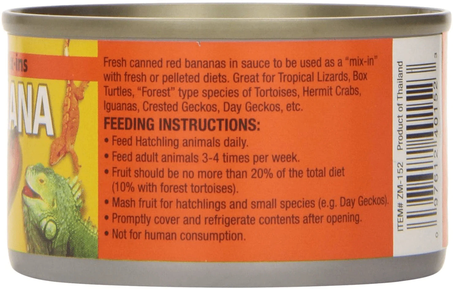 Zoo Med Tropical Fruit Mix-Ins Red Banana Reptile Food, 3.4-Ounce (3 Pack) Animals & Pet Supplies > Pet Supplies > Reptile & Amphibian Supplies > Reptile & Amphibian Food Zoo Med   