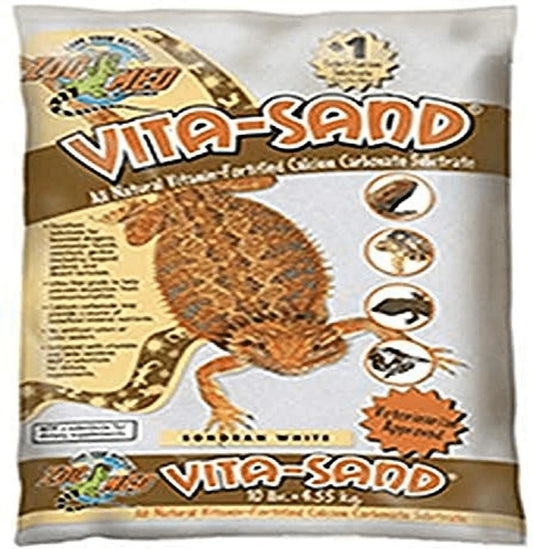 Zoo Med Vita Sand, 10 Pounds, White Animals & Pet Supplies > Pet Supplies > Reptile & Amphibian Supplies > Reptile & Amphibian Substrates Zoo Med   